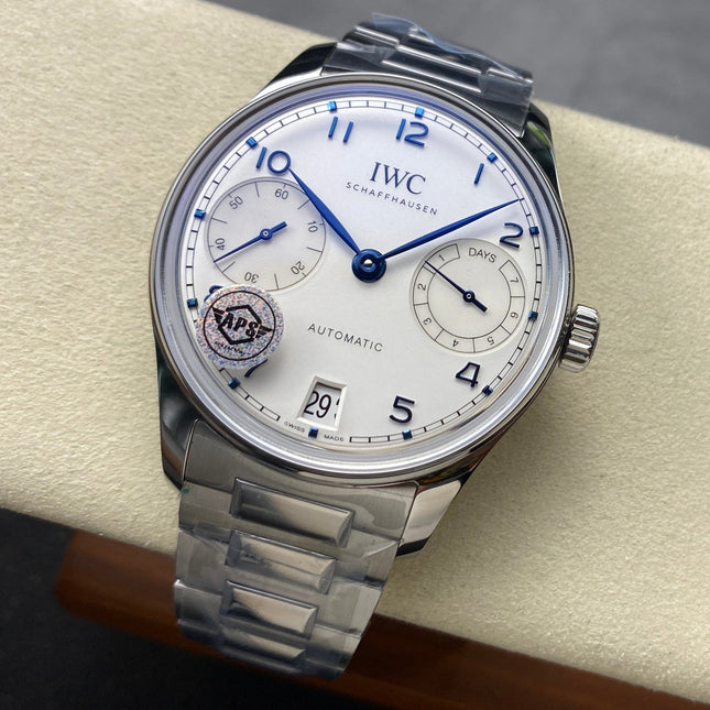 PORTUGIESER AUTOMATIC 42 WATCH SILVER CASE