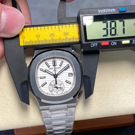 NAUTILUS ALL STEEL WHITE DIAL