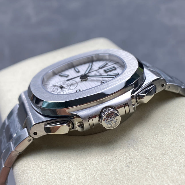 NAUTILUS ALL STEEL WHITE DIAL