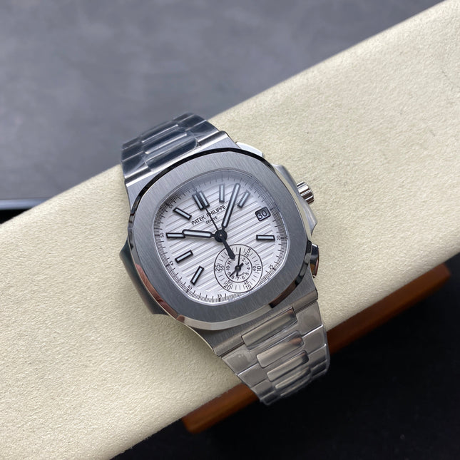 NAUTILUS ALL STEEL WHITE DIAL