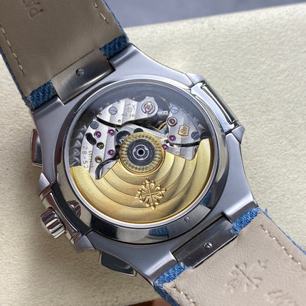 NAUTILUS STEEL CASE BLUE DENIM DIAL