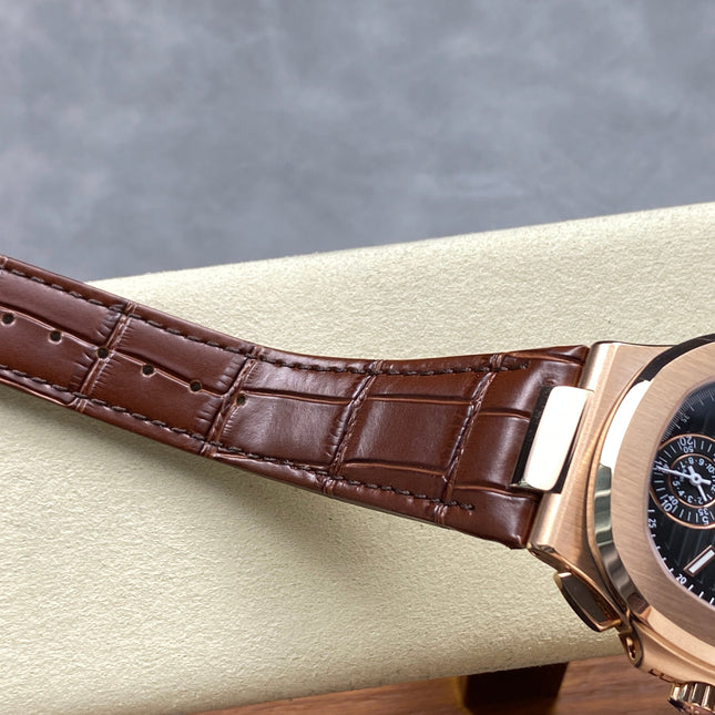 NAUTILUS ROSE GOLD CASE BLACK DIAL