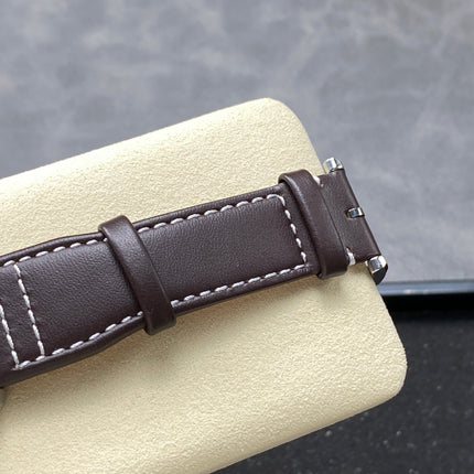 PILOT'S WATCH MARK XX STAINLESS STEEL CASE WITH BROWN LEATHER TRAP AND EMERALD GREEN DIAL