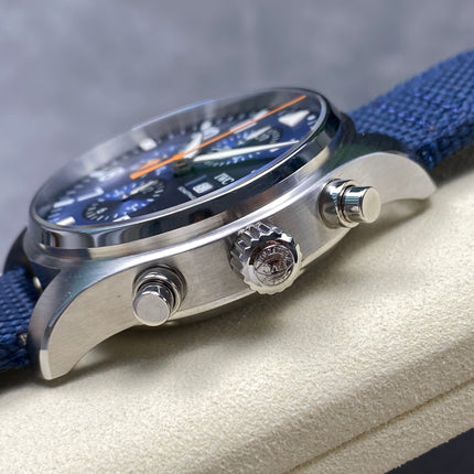 PILOT'S WATCH MARK XX STAINLESS STEEL CASE WITH NAVY BLUE TEXTILE STRAP AND DIAL
