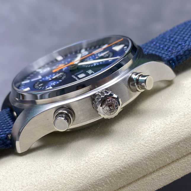 PILOT'S WATCH MARK XX STAINLESS STEEL CASE WITH NAVY BLUE TEXTILE STRAP AND DIAL
