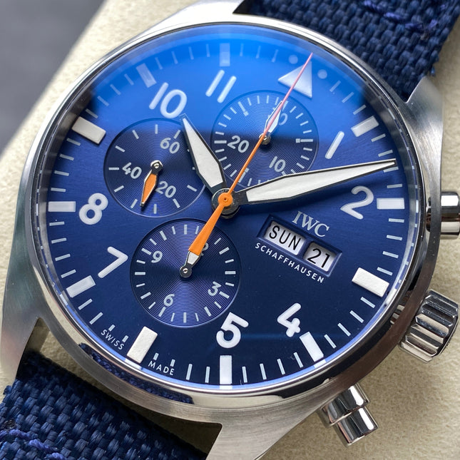 PILOT'S WATCH MARK XX STAINLESS STEEL CASE WITH NAVY BLUE TEXTILE STRAP AND DIAL