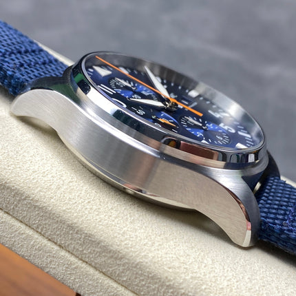 PILOT'S WATCH MARK XX STAINLESS STEEL CASE WITH NAVY BLUE TEXTILE STRAP AND DIAL