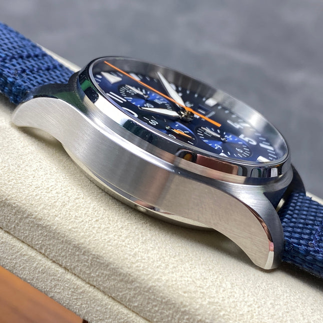 PILOT'S WATCH MARK XX STAINLESS STEEL CASE WITH NAVY BLUE TEXTILE STRAP AND DIAL