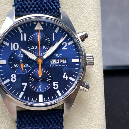 PILOT'S WATCH MARK XX STAINLESS STEEL CASE WITH NAVY BLUE TEXTILE STRAP AND DIAL