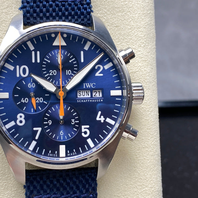 PILOT'S WATCH MARK XX STAINLESS STEEL CASE WITH NAVY BLUE TEXTILE STRAP AND DIAL