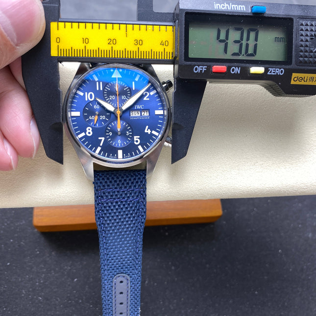 PILOT'S WATCH MARK XX STAINLESS STEEL CASE WITH NAVY BLUE TEXTILE STRAP AND DIAL