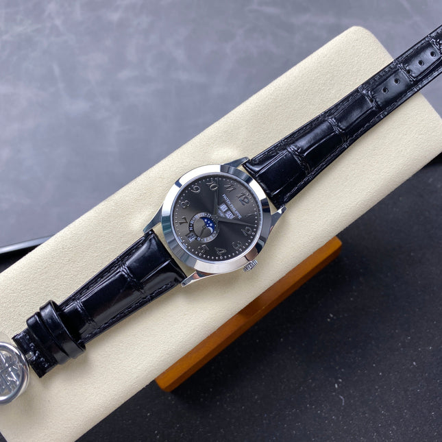 ANNUAL CALENDAR SELF-WINDING WHITE GOLD CASE DARK GRAY DIAL