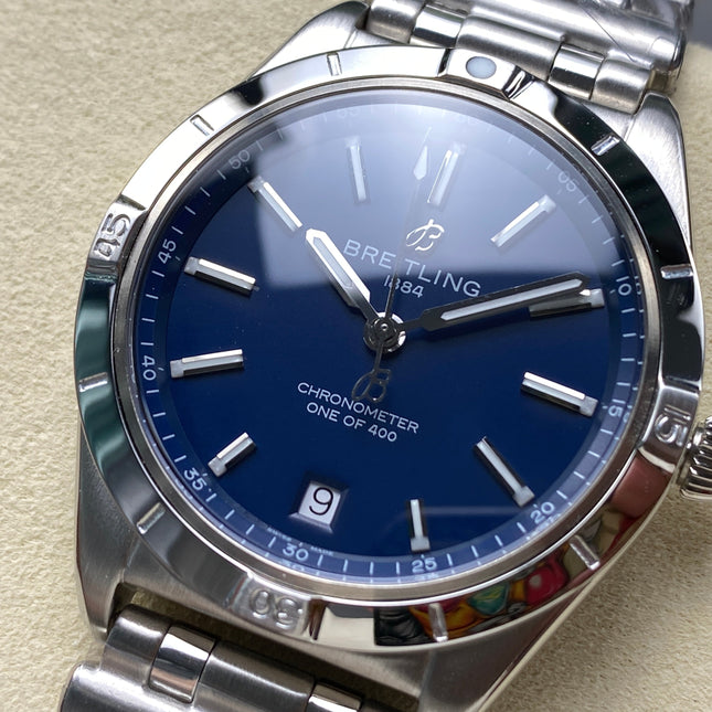 CHRONOMAT AUTOMATIC 36 STEEL CASE MIDNIGHT BLUE DIAL