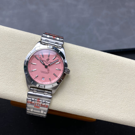 CHRONOMAT AUTOMATIC 36 STEEL CASE PINK DIAL