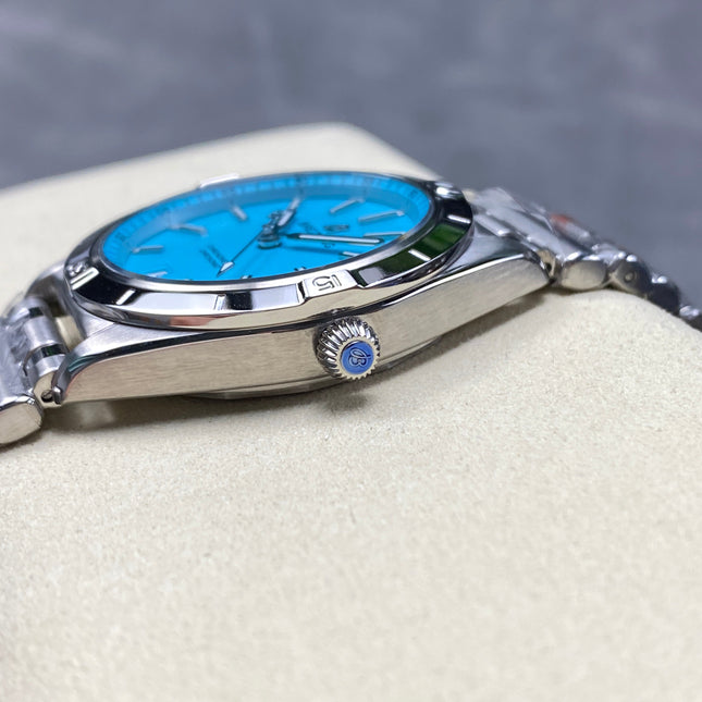 CHRONOMAT AUTOMATIC 36 STEEL CASE BLUE DIAL