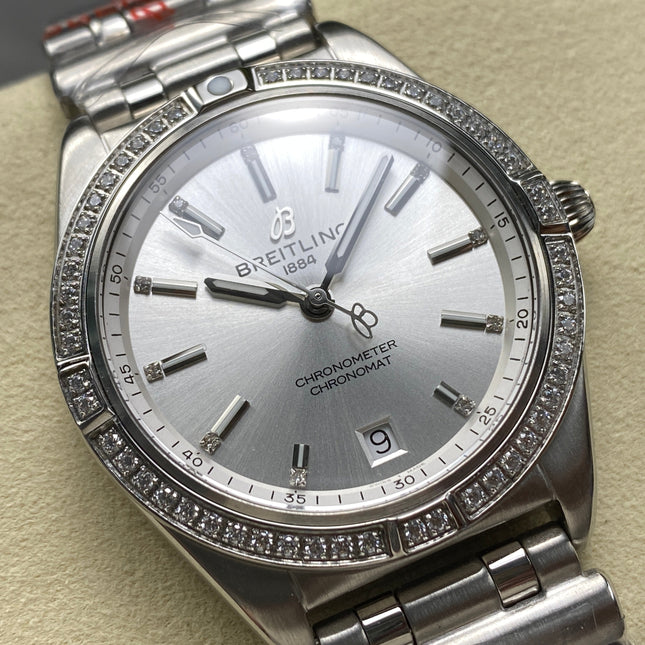 CHRONOMAT AUTOMATIC 36 BEZEL ATTACHED DIAMOND ALL STEEL