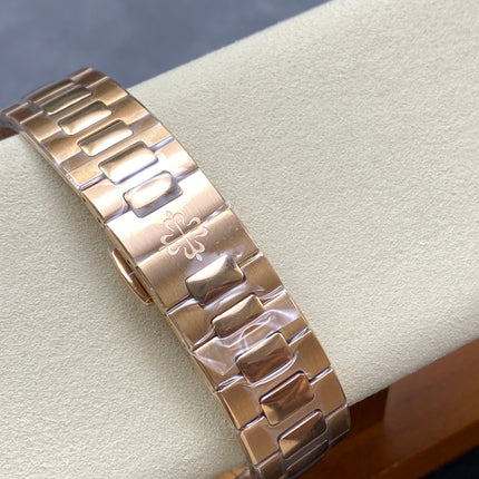 NAUTILUS AUTOMATIC ALL ROSE GOLD SUNBURST BROWN DIAL