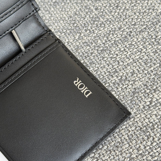 VERTICAL LONG WALLET 19 IN BLACK MONOGRAM OBLIQUE JACQUARD