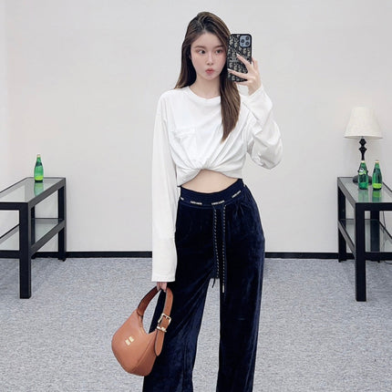 MIUMIU WIDE-LEG PANTS STYLE 120