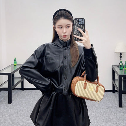 MIUMIU LEATHER JACKET STYLE 117