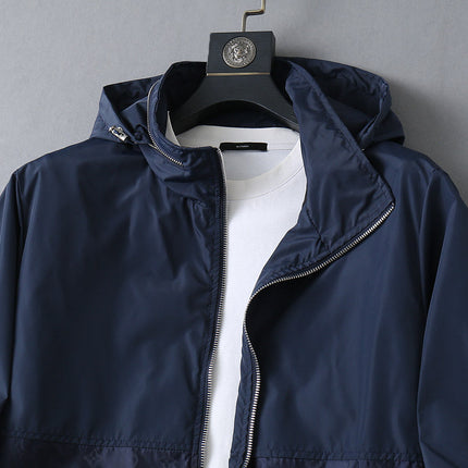 LV HOODED JACKET NAVY BLUE 239028