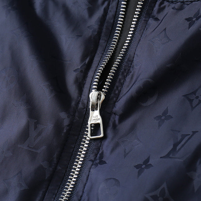 LV HOODED JACKET NAVY BLUE 239028