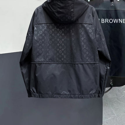 LV HOODED JACKET BLACK 239027