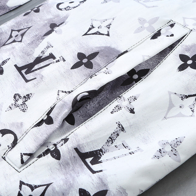 LV DOUBLE-SIDED JACKET BLACK AND WHITE 238980