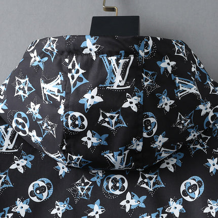 LV HOODED JACKET BLACK MONOGRAM 238982