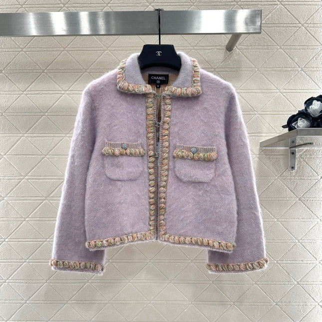 CHANEL 25S CABLE-TRIM CARDIGAN STYLE 116