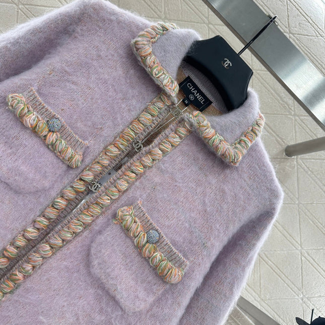 CHANEL 25S CABLE-TRIM CARDIGAN STYLE 116