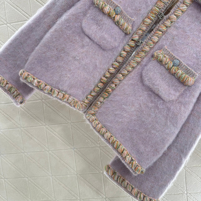 CHANEL 25S CABLE-TRIM CARDIGAN STYLE 116