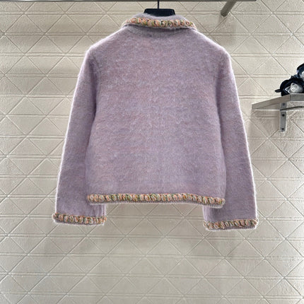 CHANEL 25S CABLE-TRIM CARDIGAN STYLE 116