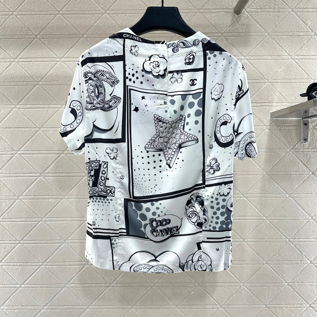 CHANEL 25S SHORT-SLEEVE T-SHIRT STYLE 119