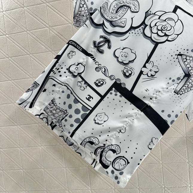 CHANEL 25S SHORT-SLEEVE T-SHIRT STYLE 119