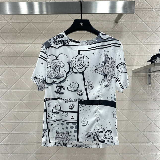 CHANEL 25S SHORT-SLEEVE T-SHIRT STYLE 119