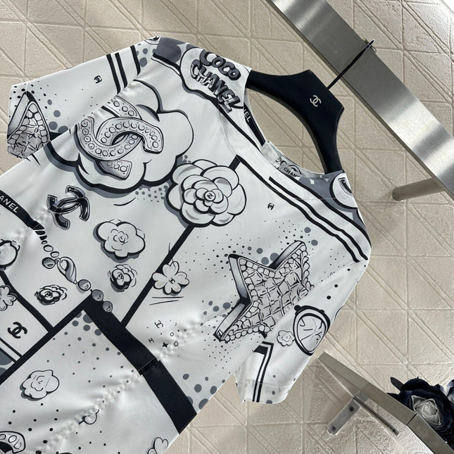 CHANEL 25S SHORT-SLEEVE T-SHIRT STYLE 119