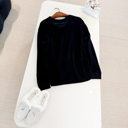 HERMES 25S V-NECK PULLOVER SWEATER 307