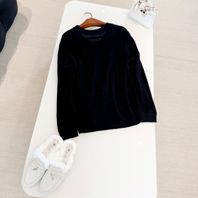 HERMES 25S V-NECK PULLOVER SWEATER 307