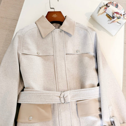 HERMES 25S CASHMERE COAT 309