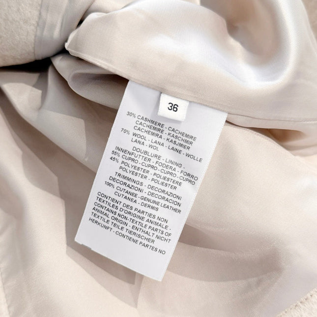 HERMES 25S CASHMERE COAT 309