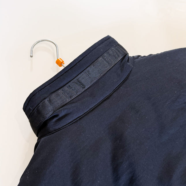 HERMES 25S QUILTED WINDJACKET WITH STAND COLLAR 308