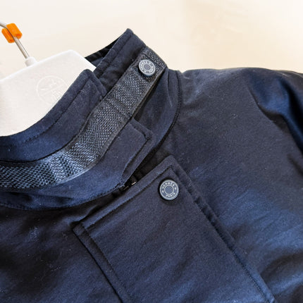 HERMES 25S QUILTED WINDJACKET WITH STAND COLLAR 308