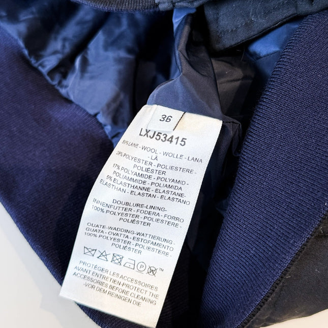 HERMES 25S QUILTED WINDJACKET WITH STAND COLLAR 308