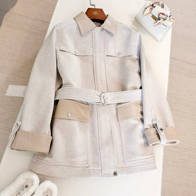 HERMES 25S CASHMERE COAT 309