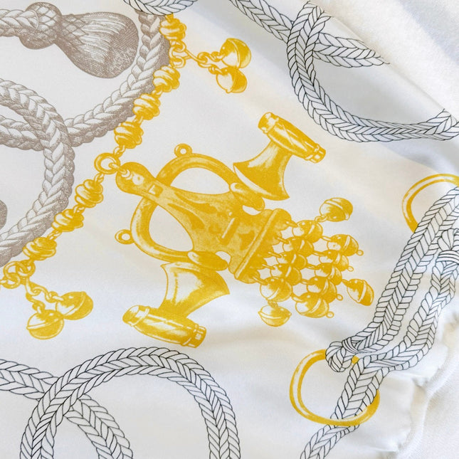 HERMES 25S RUCHED-COLLAR KNIT SWEATER 311