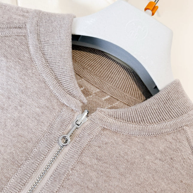 HERMES 25S ZIP-UP KNIT SWEATER 265