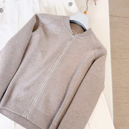 HERMES 25S ZIP-UP KNIT SWEATER 265