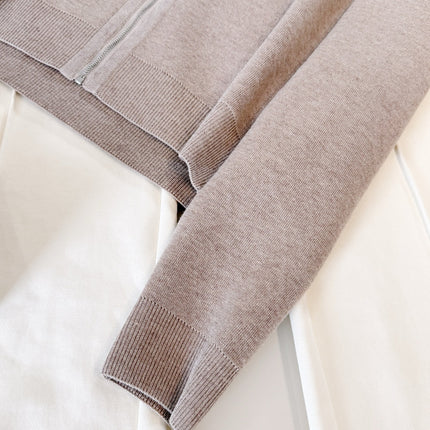 HERMES 25S ZIP-UP KNIT SWEATER 265