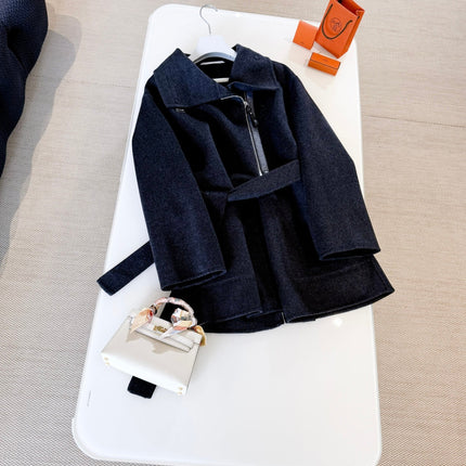 HERMES 25S MID-LENGTH KNIT COAT 266